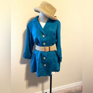 Dress Barn Linen Shirt Jacket size 22/24      Perfect for Spring & Summer!